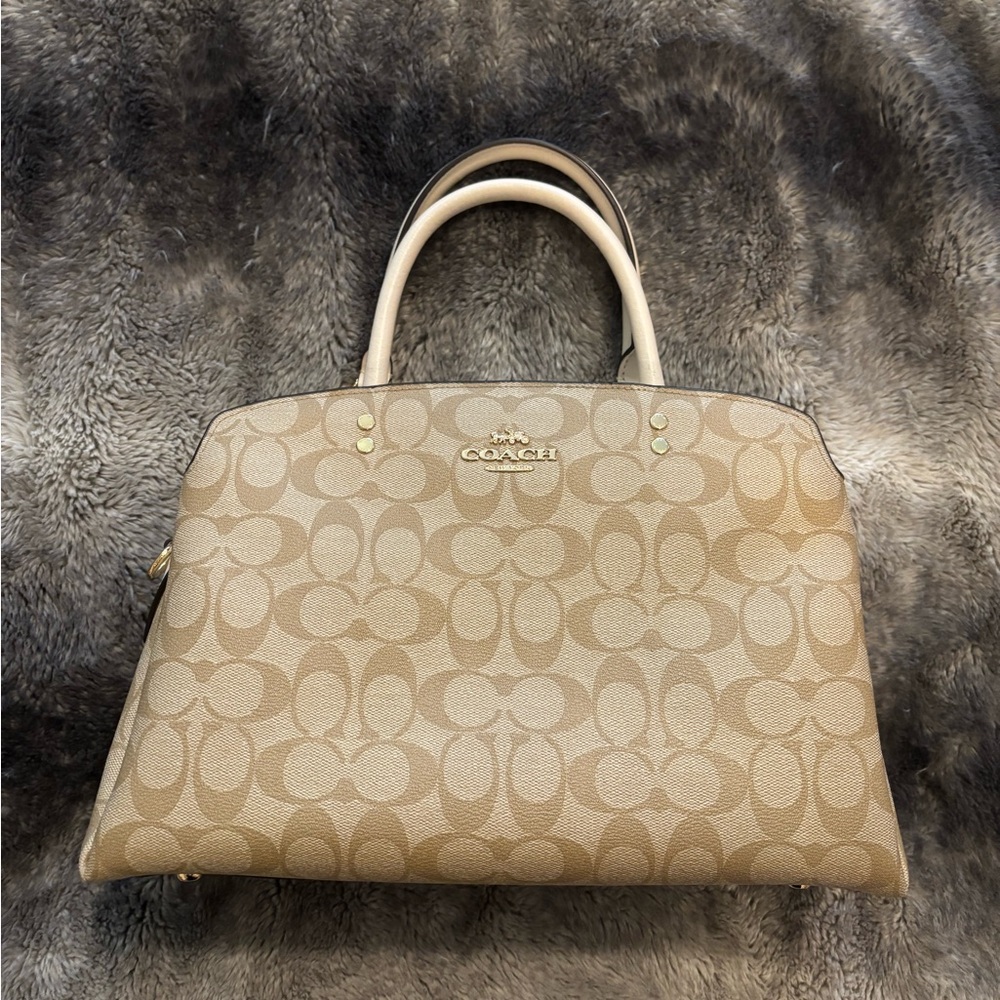 Coach Brown Signature Satchel
